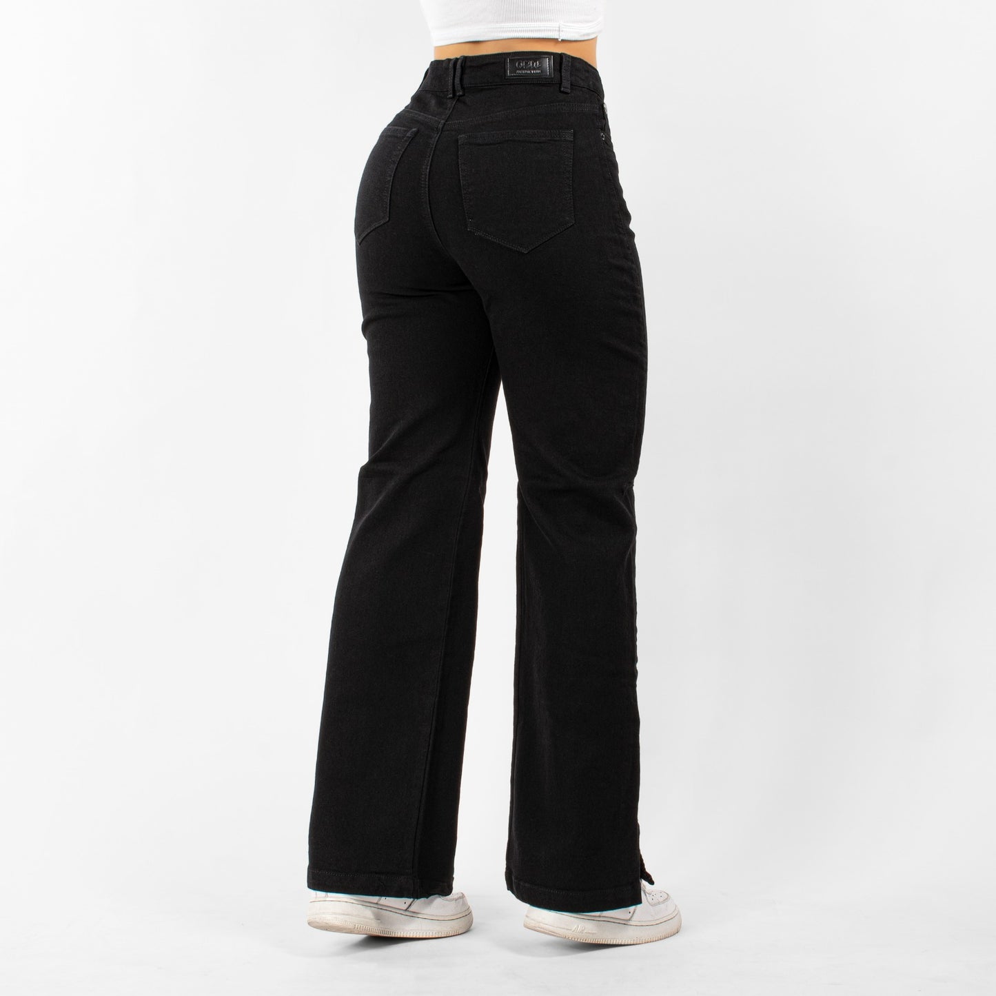 JEANS MUJER PREMIUM MOM NEGRO