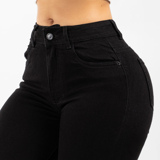 JEANS MUJER PREMIUM SKINNY NEGRO