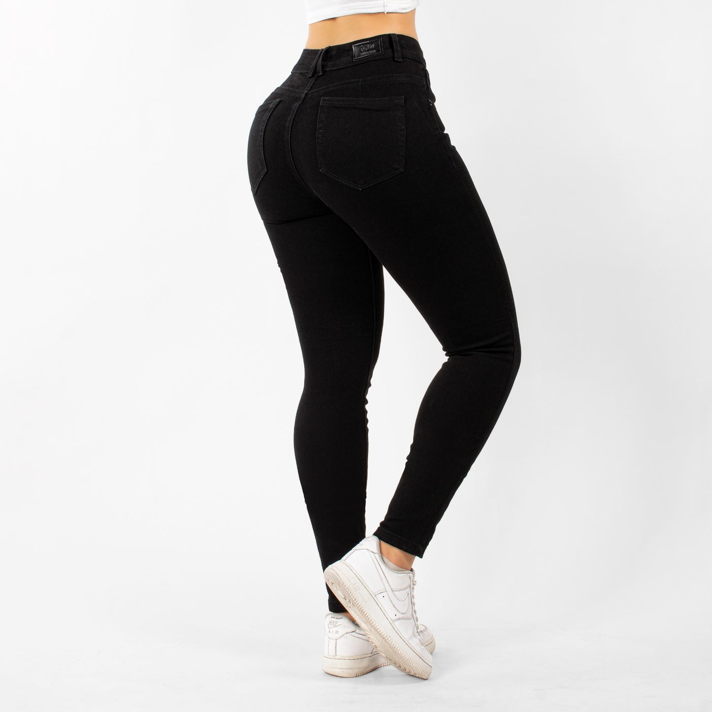 JEANS MUJER PREMIUM SKINNY NEGRO